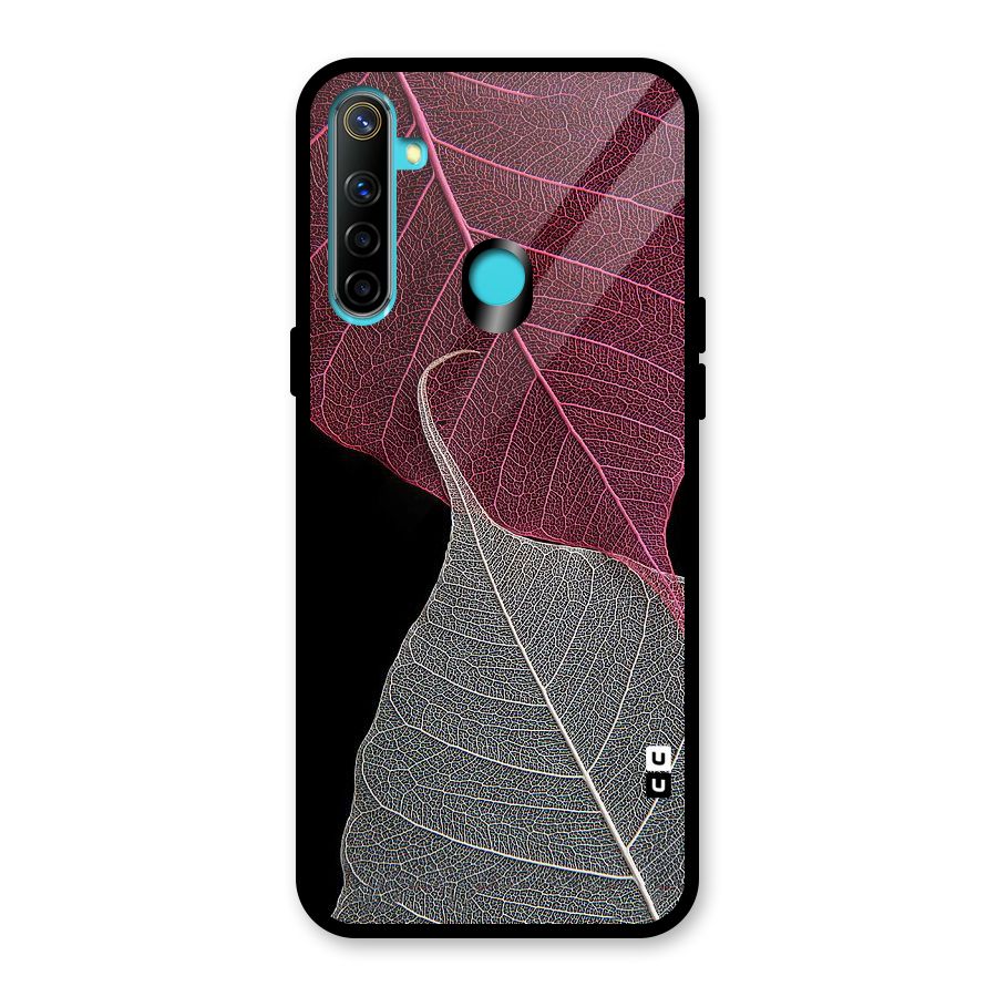 Beauty Leaf Glass Back Case for Realme 5