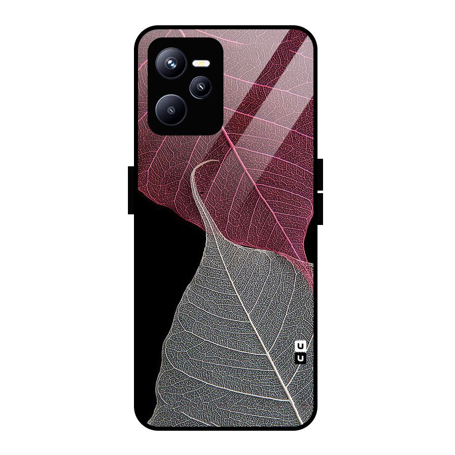 Beauty Leaf Glass Back Case for Realme C35
