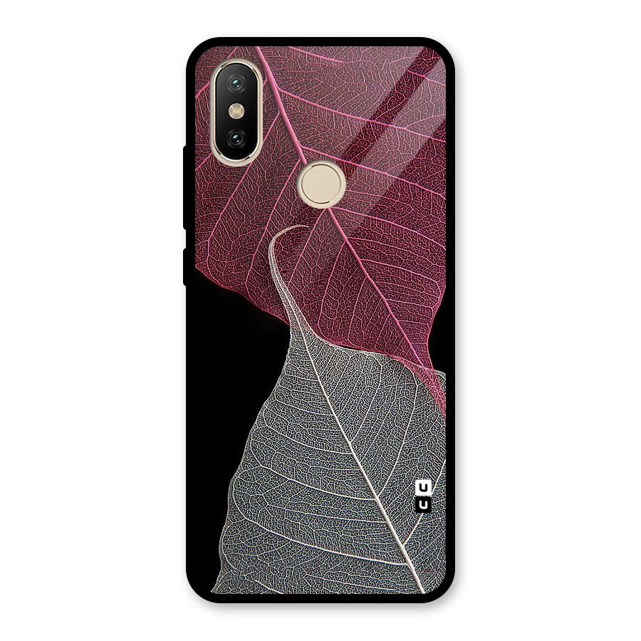 Beauty Leaf Glass Back Case for Redmi A2