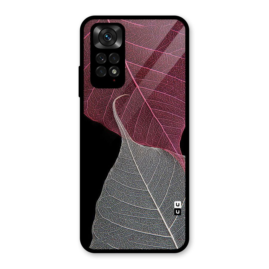 Beauty Leaf Glass Back Case for Redmi Note 11S