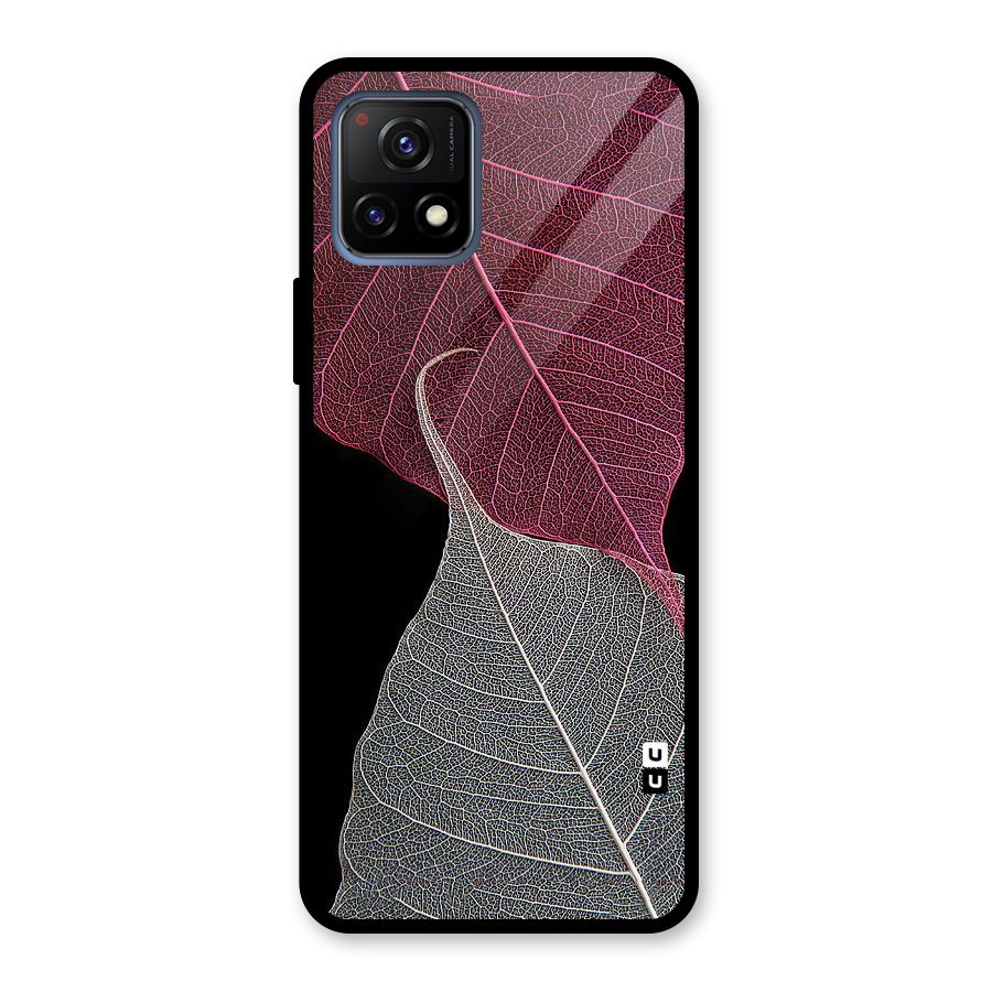 Beauty Leaf Glass Back Case for Vivo Y72 5G