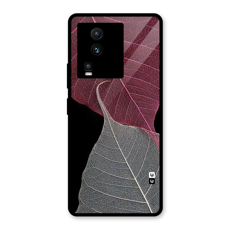 Beauty Leaf Glass Back Case for Vivo iQOO Neo 7 Pro