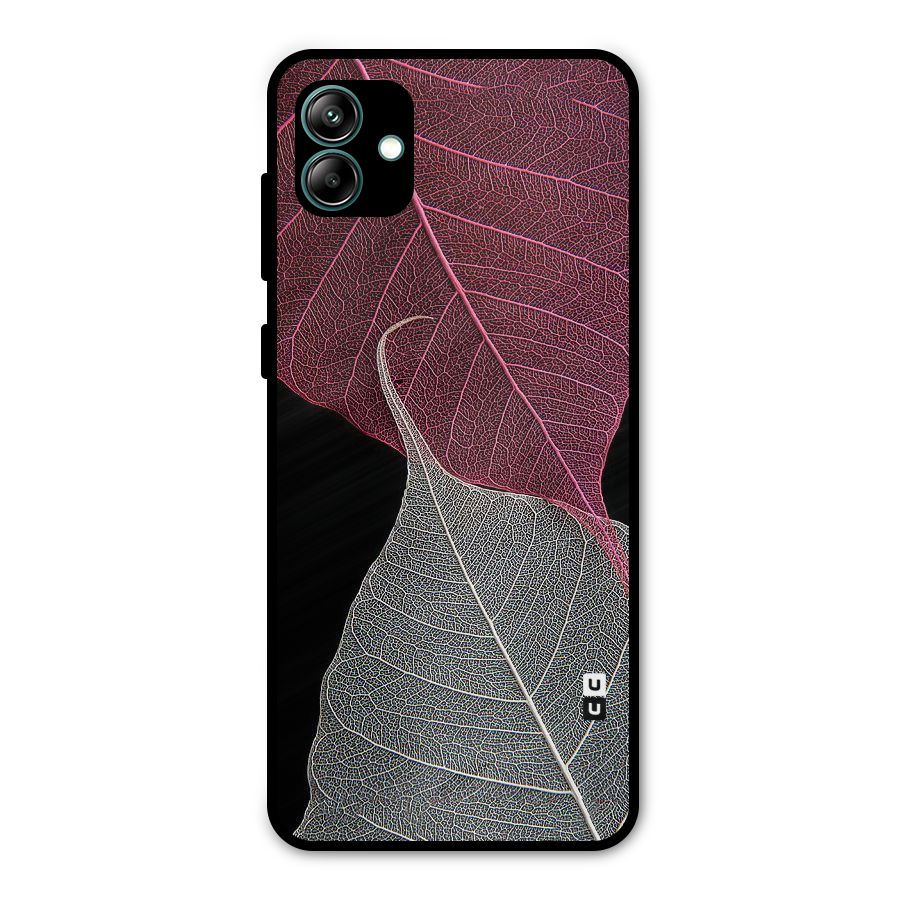 Beauty Leaf Metal Back Case for Galaxy A04