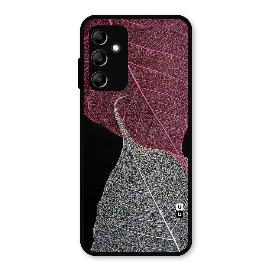 Beauty Leaf Metal Back Case for Galaxy A14 5G