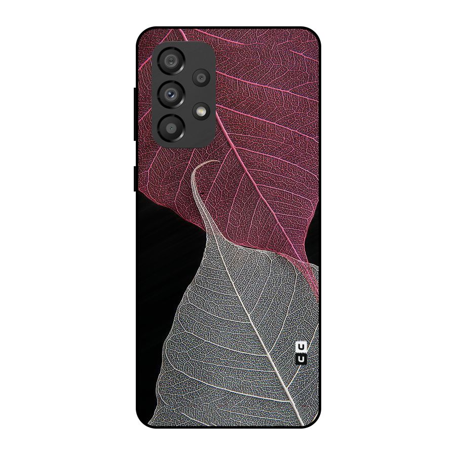 Beauty Leaf Metal Back Case for Galaxy A33 5G