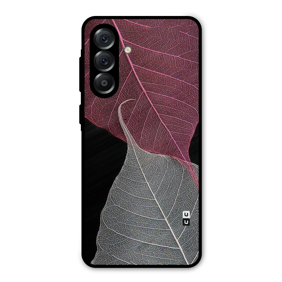 Beauty Leaf Metal Back Case for Galaxy A36