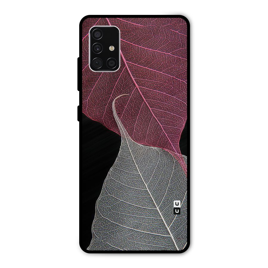 Beauty Leaf Metal Back Case for Galaxy A51