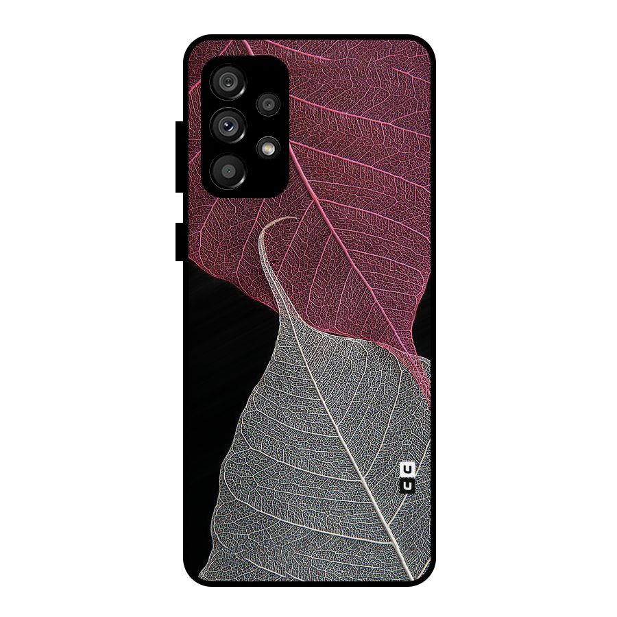 Beauty Leaf Metal Back Case for Galaxy A73 5G