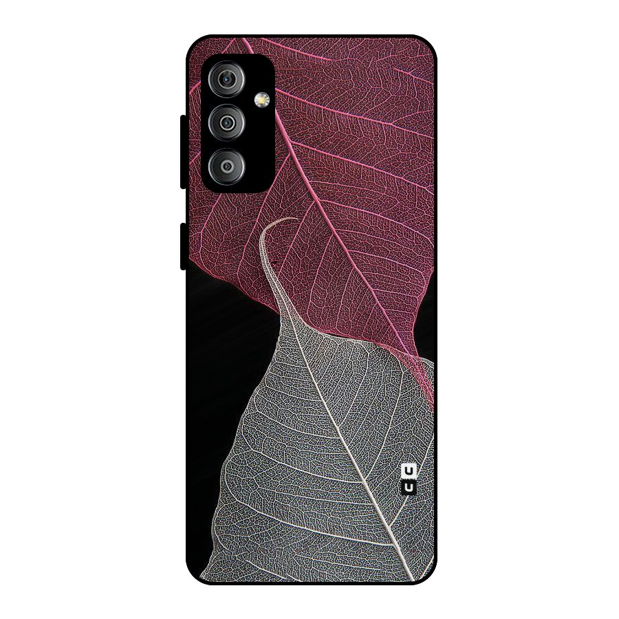 Beauty Leaf Metal Back Case for Galaxy F23