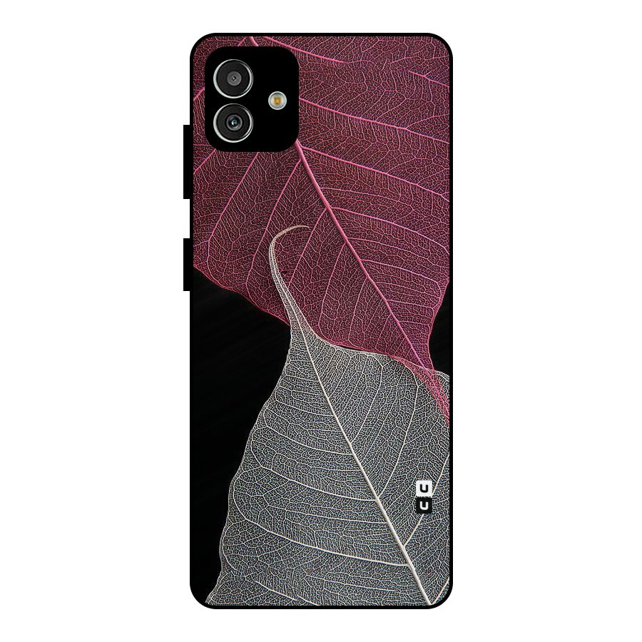 Beauty Leaf Metal Back Case for Galaxy M13 5G