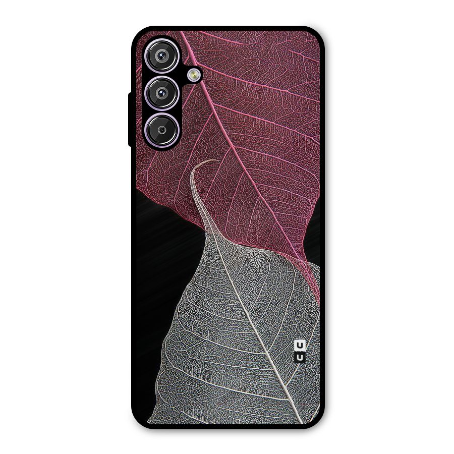 Beauty Leaf Metal Back Case for Galaxy M15