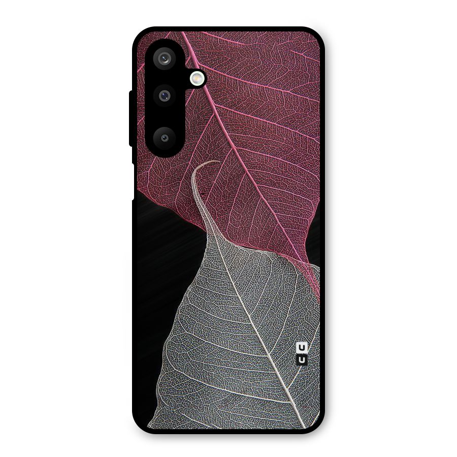 Beauty Leaf Metal Back Case for Galaxy M16