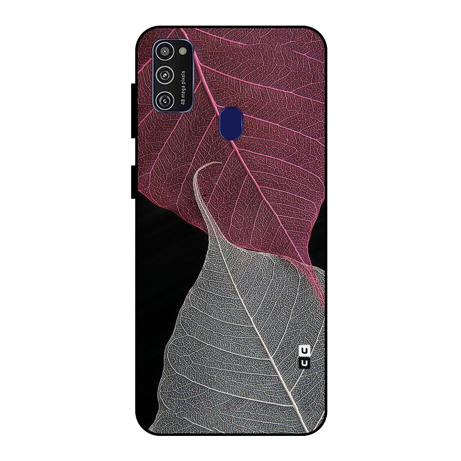 Beauty Leaf Metal Back Case for Galaxy M30s
