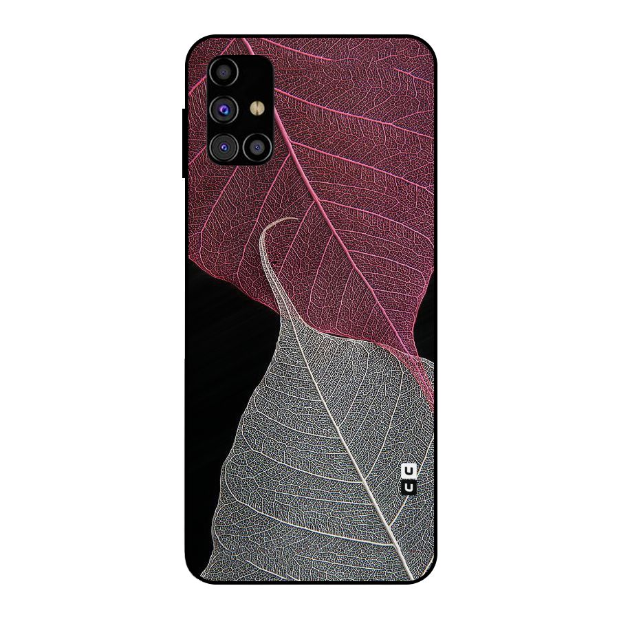 Beauty Leaf Metal Back Case for Galaxy M31s