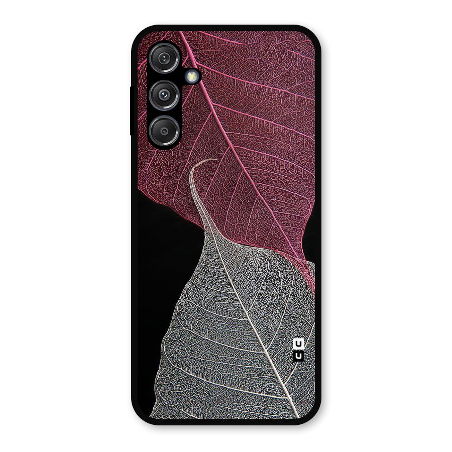 Beauty Leaf Metal Back Case for Galaxy M34 5G