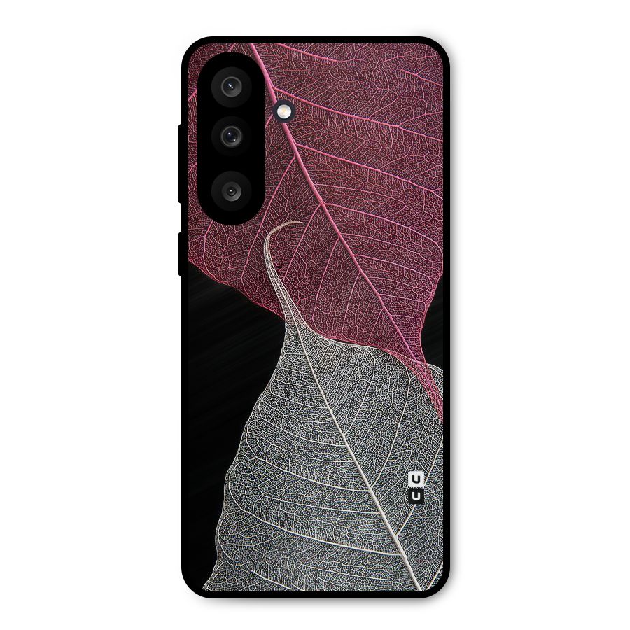 Beauty Leaf Metal Back Case for Galaxy M56