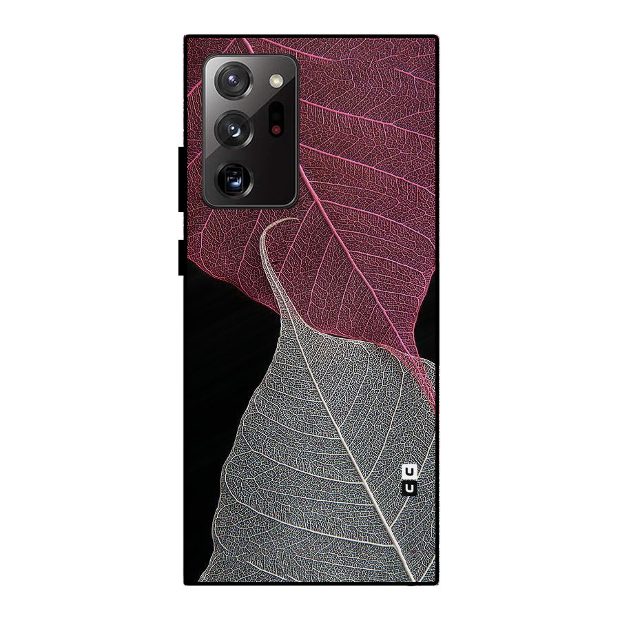 Beauty Leaf Metal Back Case for Galaxy Note 20 Ultra 5G