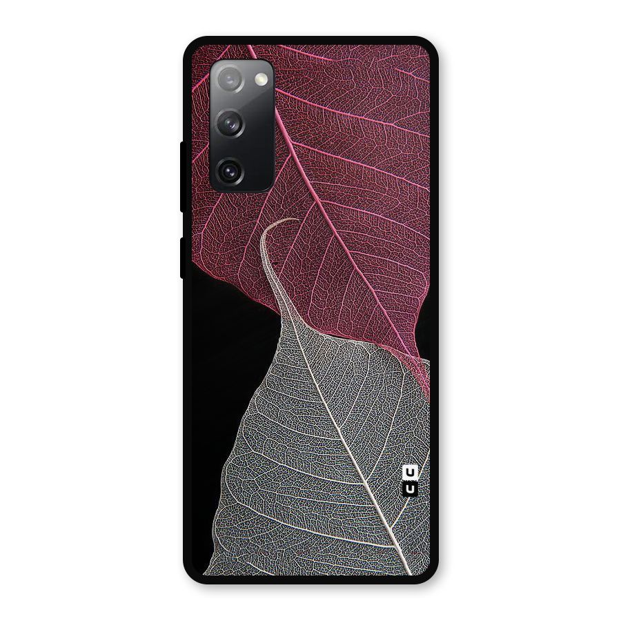 Beauty Leaf Metal Back Case for Galaxy S20 FE