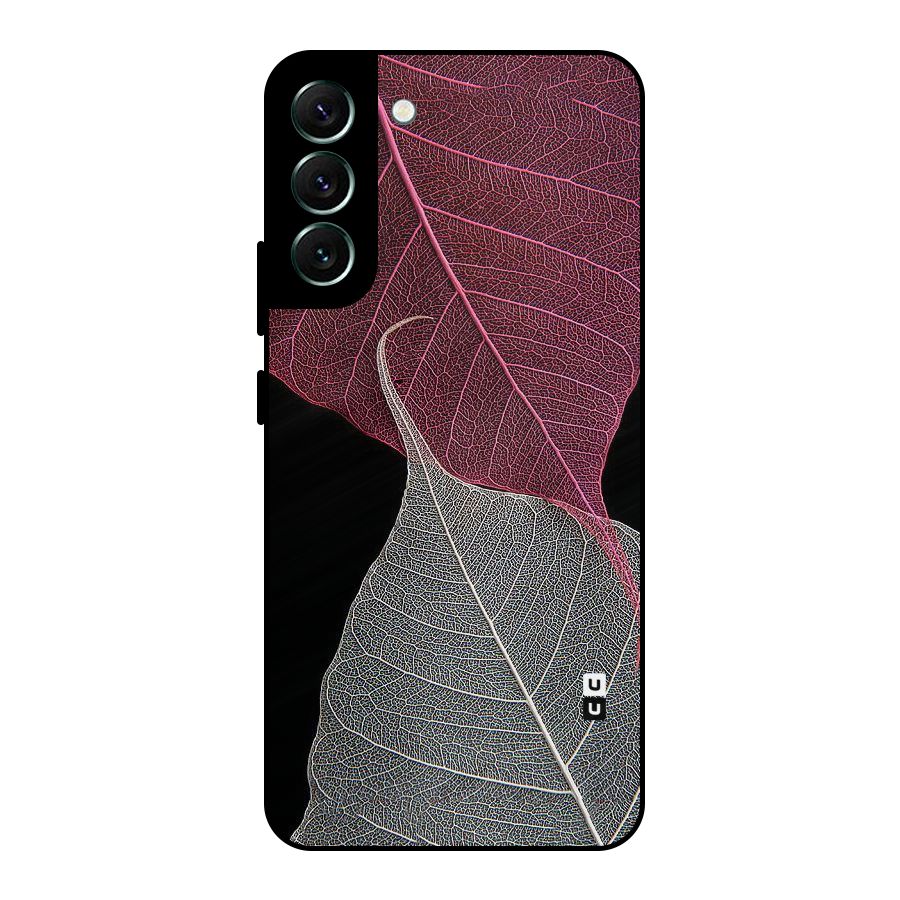 Beauty Leaf Metal Back Case for Galaxy S22 Plus 5G