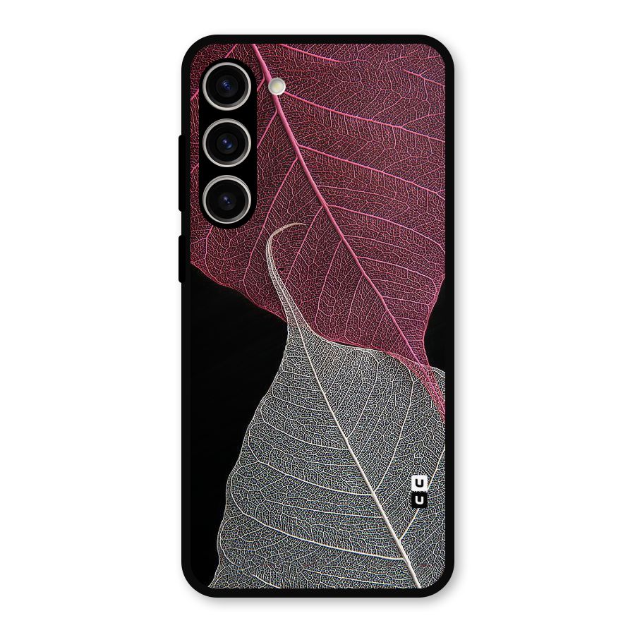 Beauty Leaf Metal Back Case for Galaxy S23 Plus