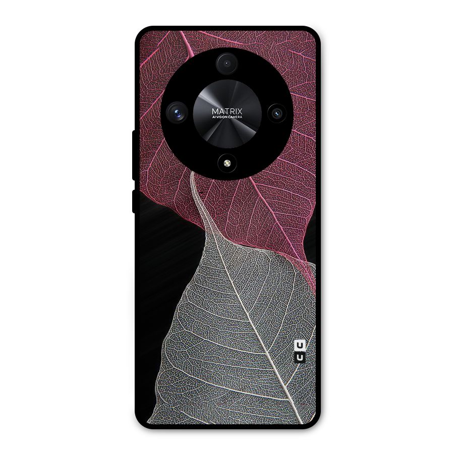 Beauty Leaf Metal Back Case for Honor X9b