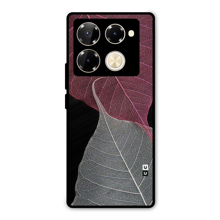 Beauty Leaf Metal Back Case for Infinix Note 40 Pro Plus