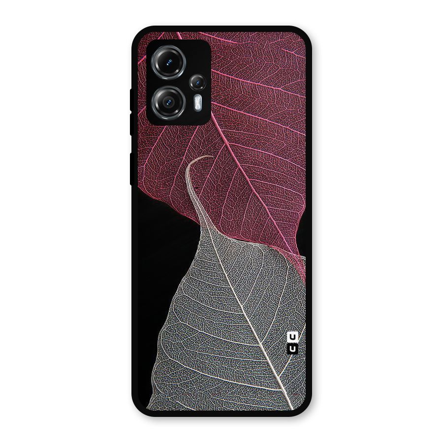 Beauty Leaf Metal Back Case for Moto G13
