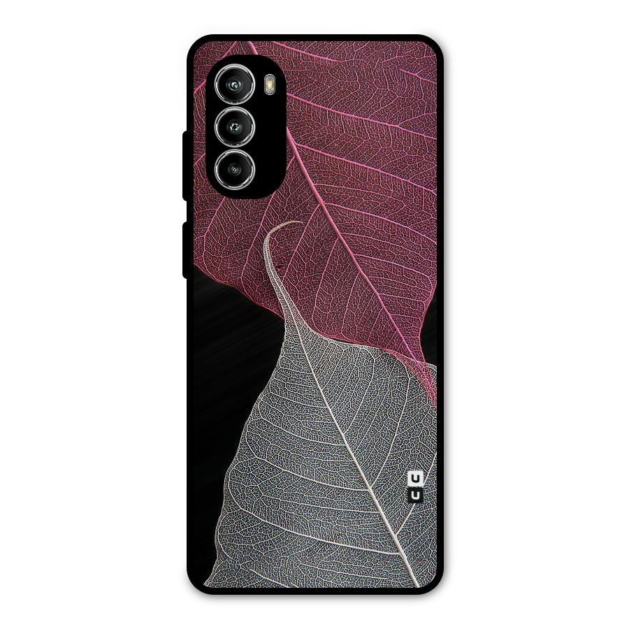 Beauty Leaf Metal Back Case for Moto G82