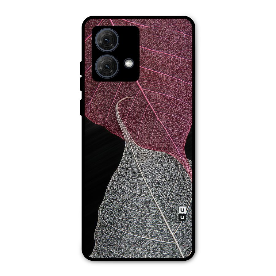 Beauty Leaf Metal Back Case for Moto G84
