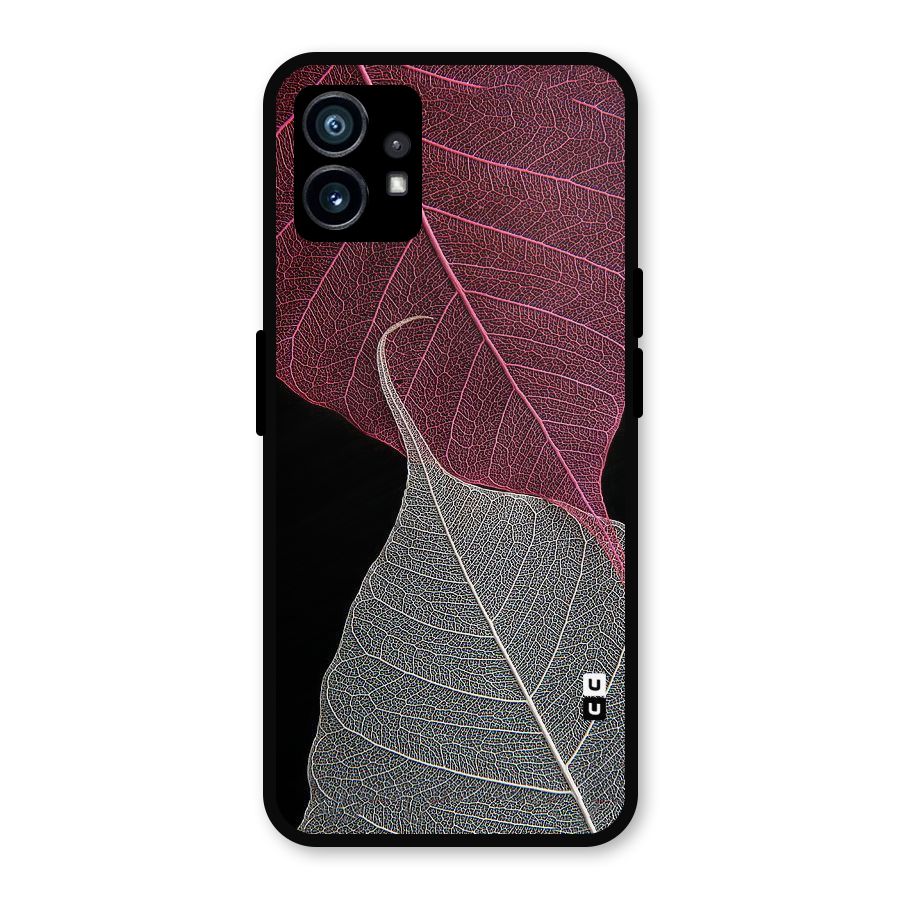 Beauty Leaf Metal Back Case for Nothing Phone 1