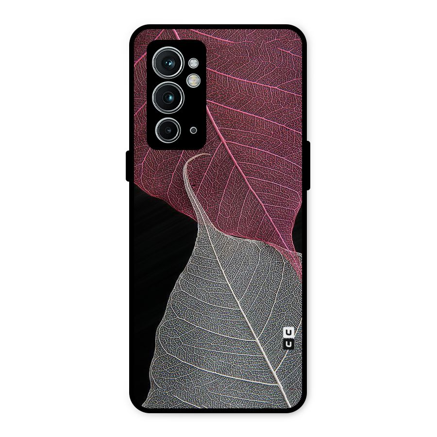 Beauty Leaf Metal Back Case for OnePlus 9RT 5G