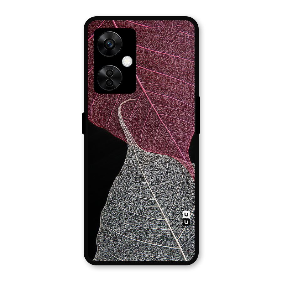 Beauty Leaf Metal Back Case for OnePlus Nord CE 3 Lite