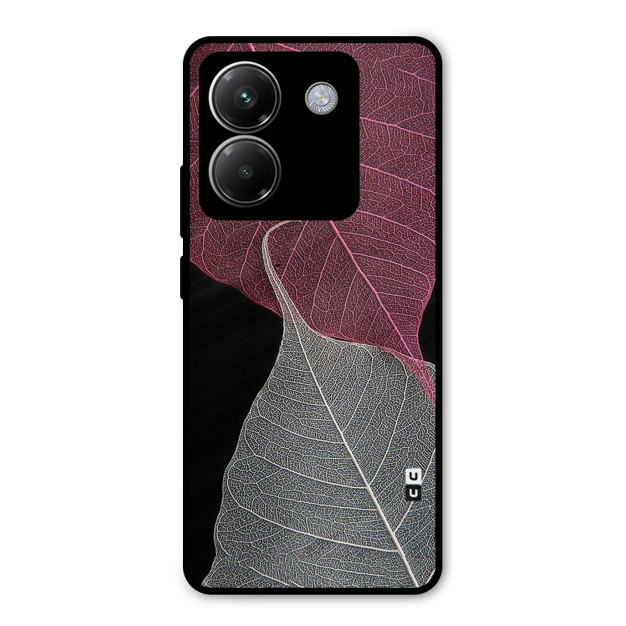 Beauty Leaf Metal Back Case for Poco M7 Pro 5G