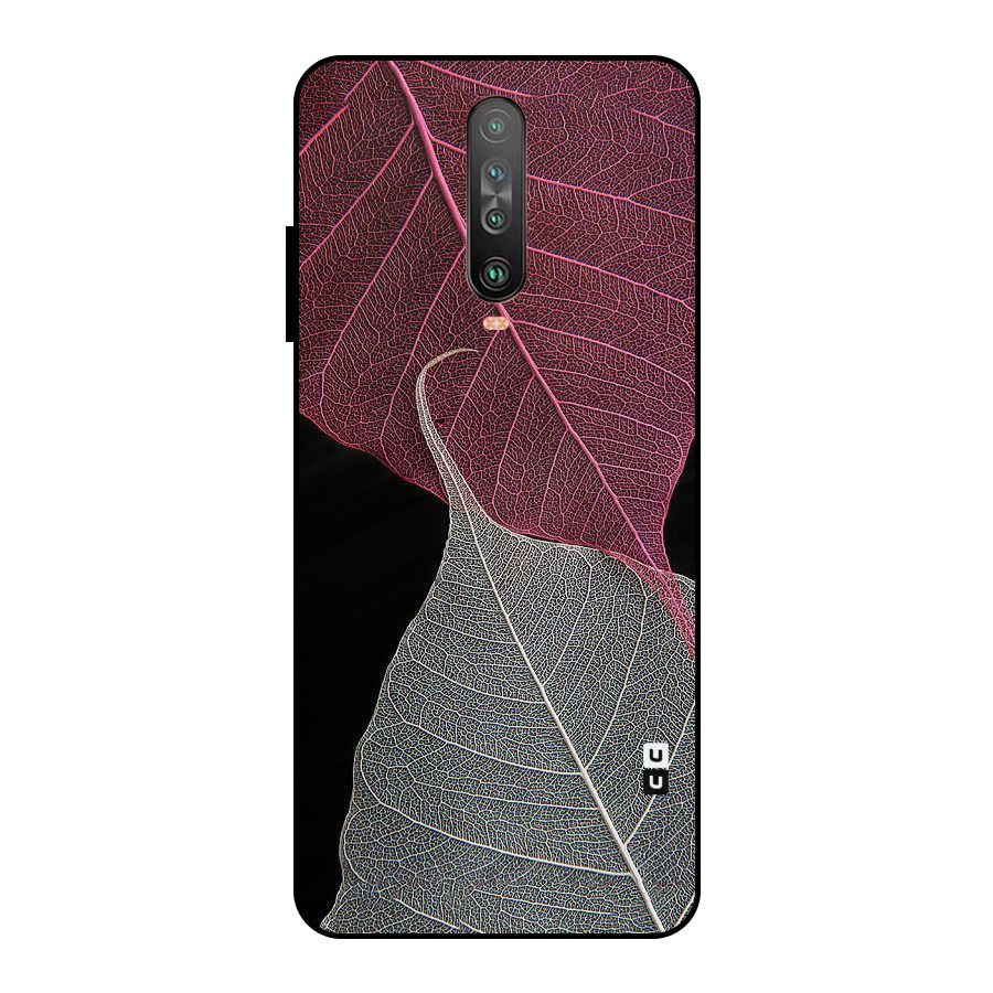 Beauty Leaf Metal Back Case for Poco X2