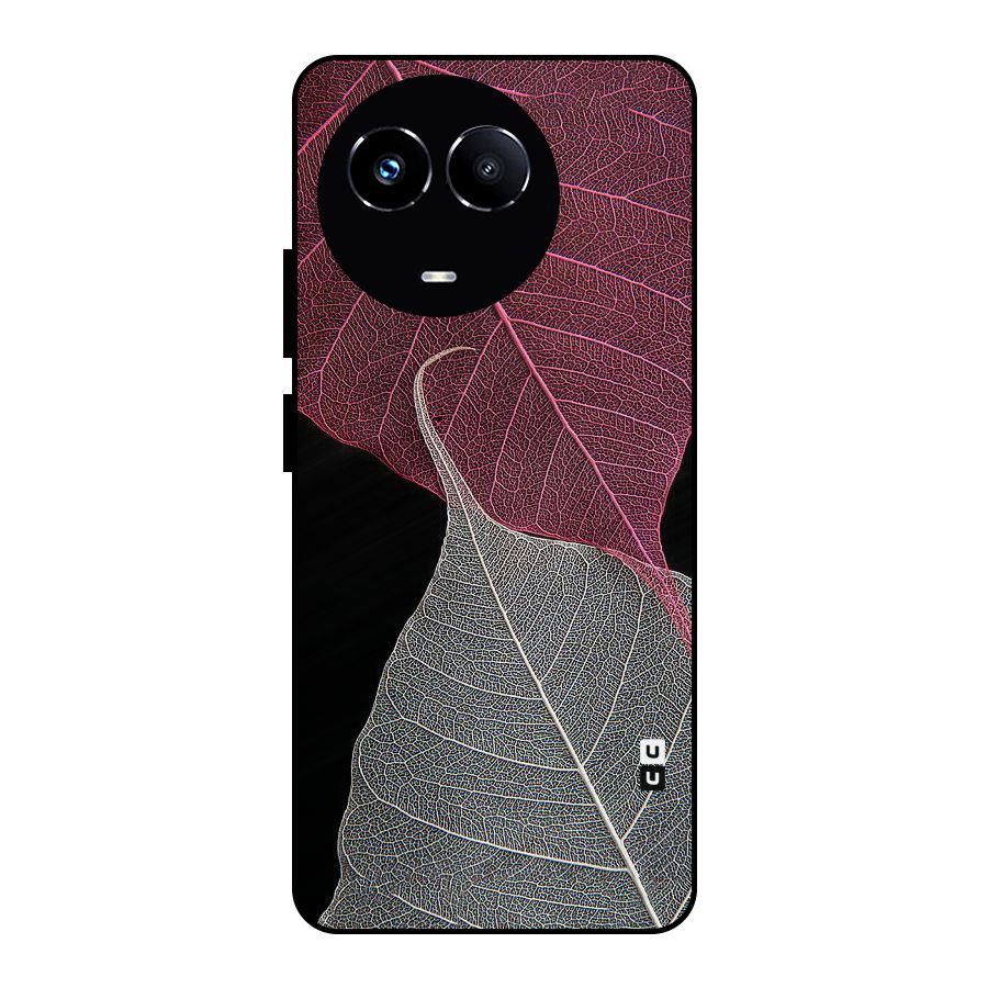 Beauty Leaf Metal Back Case for Realme Narzo 60X