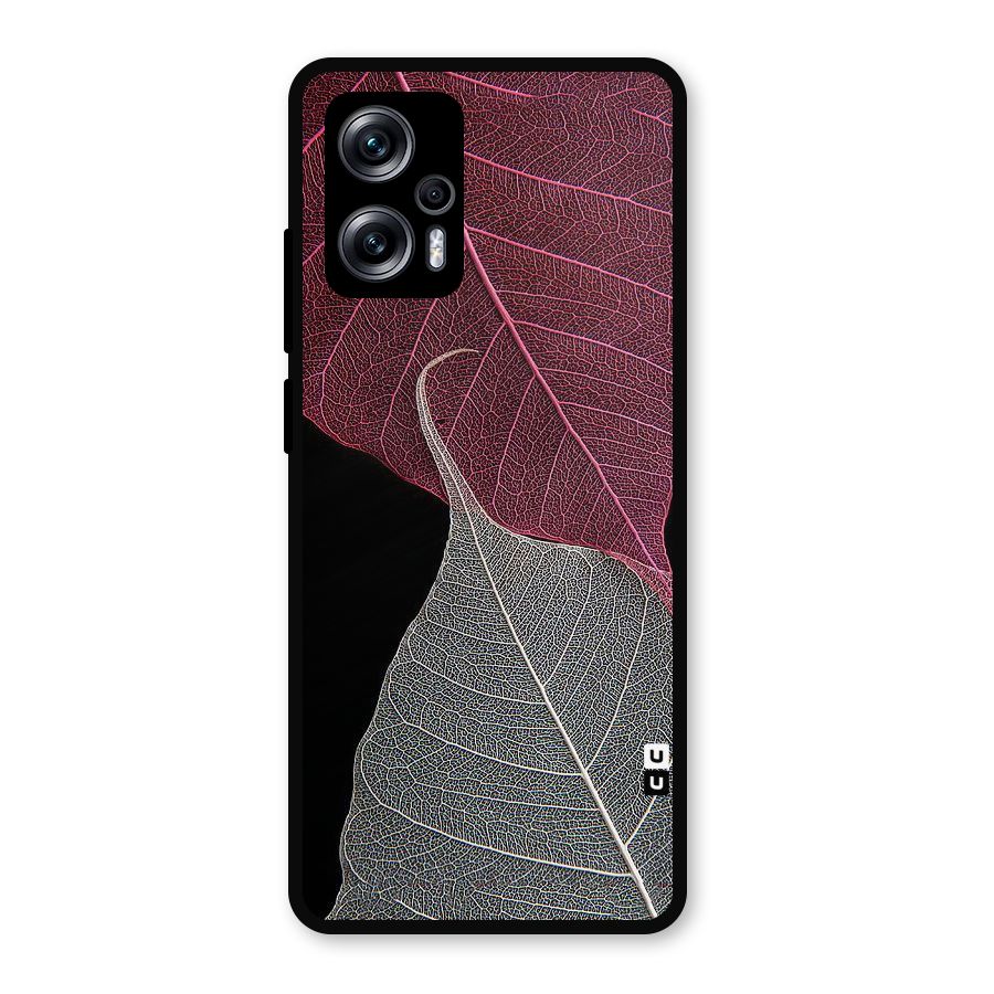 Beauty Leaf Metal Back Case for Redmi K50i