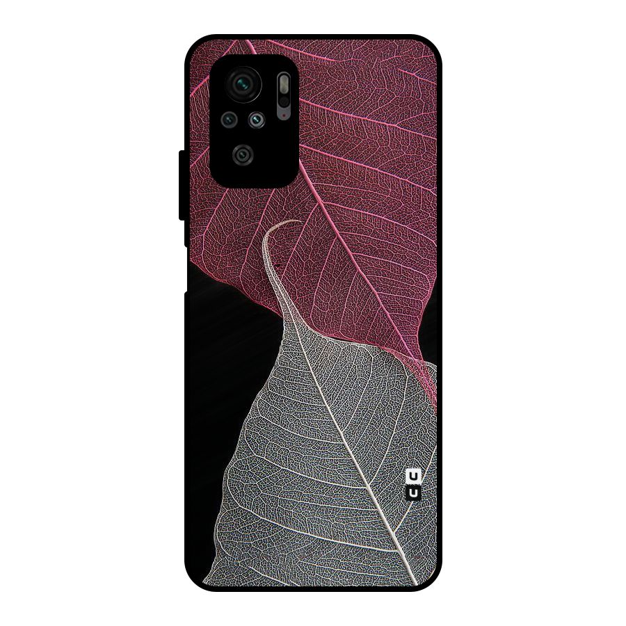 Beauty Leaf Metal Back Case for Redmi Note 10S