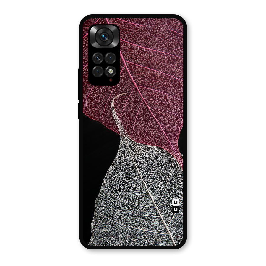 Beauty Leaf Metal Back Case for Redmi Note 11