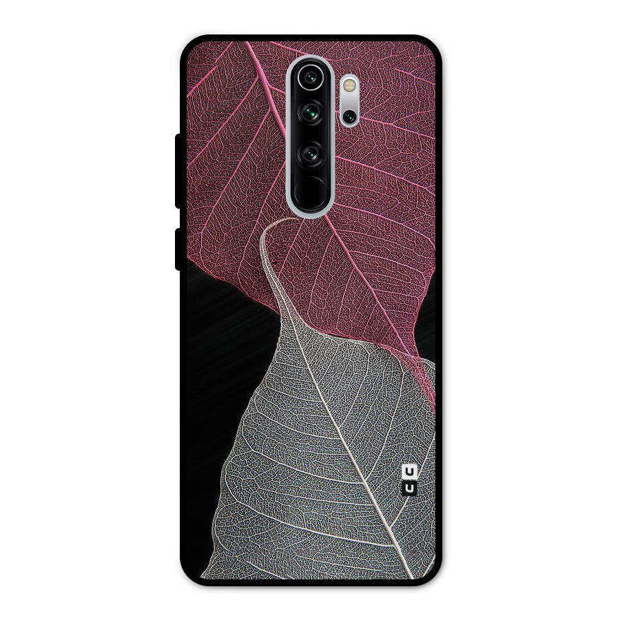 Beauty Leaf Metal Back Case for Redmi Note 8 Pro
