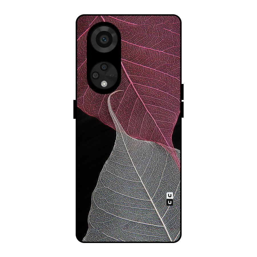 Beauty Leaf Metal Back Case for Reno8 T 5G