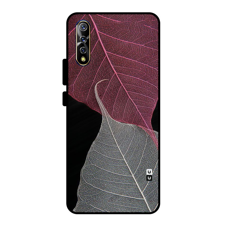 Beauty Leaf Metal Back Case for Vivo S1