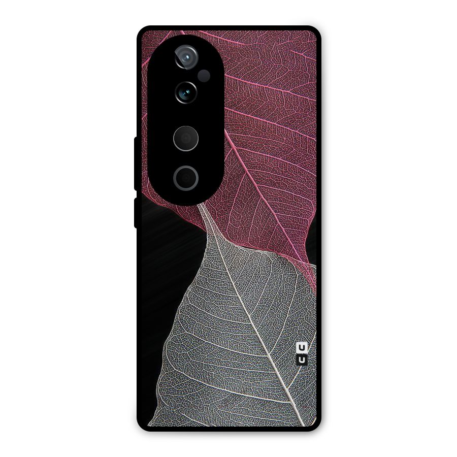 Beauty Leaf Metal Back Case for Vivo T3 Ultra