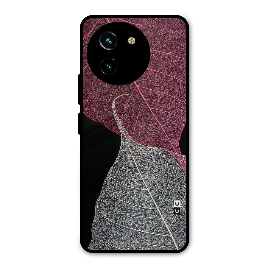 Beauty Leaf Metal Back Case for Vivo T3x