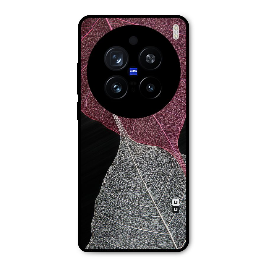 Beauty Leaf Metal Back Case for Vivo X200 Pro