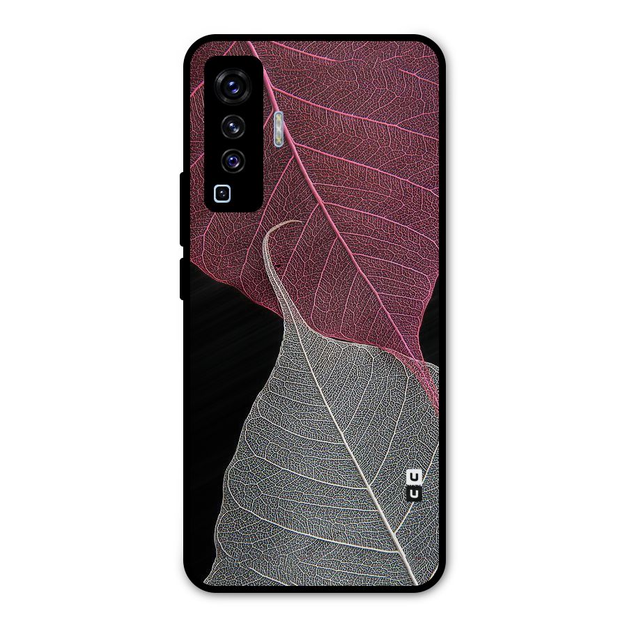 Beauty Leaf Metal Back Case for Vivo X50
