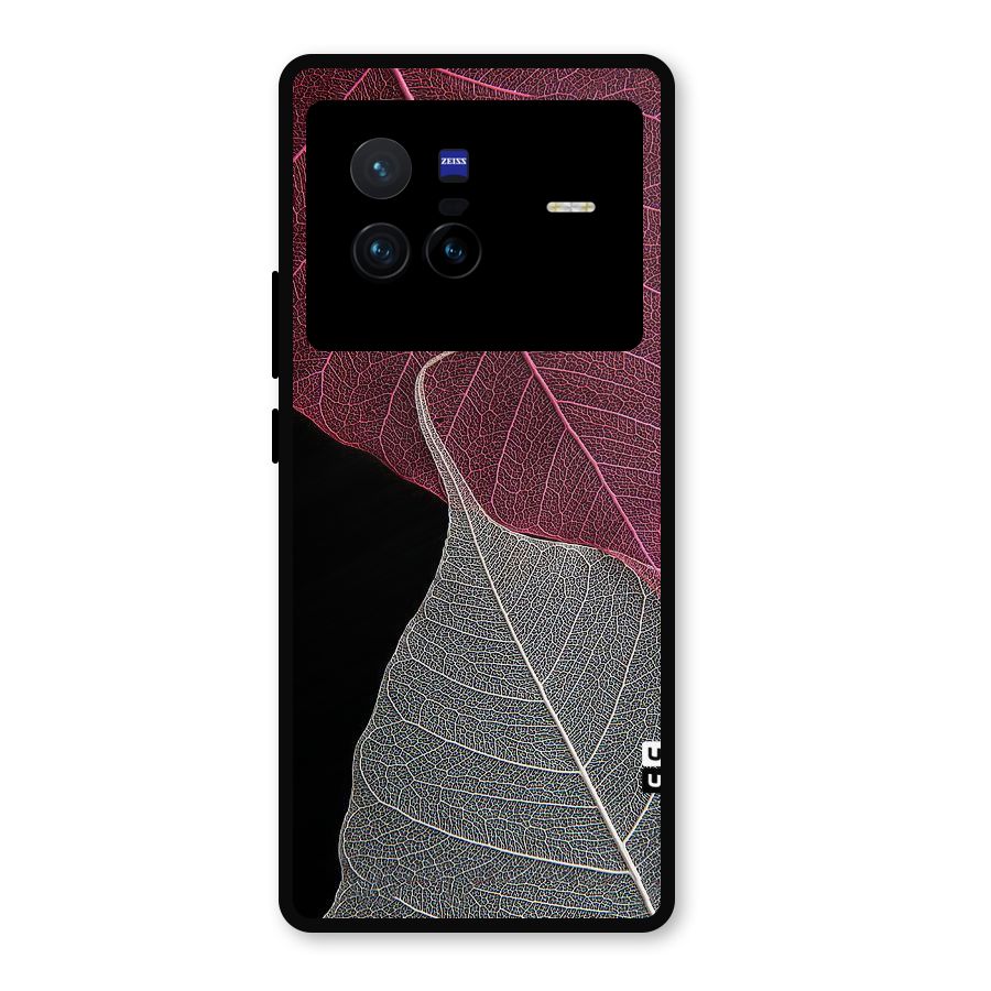 Beauty Leaf Metal Back Case for Vivo X80