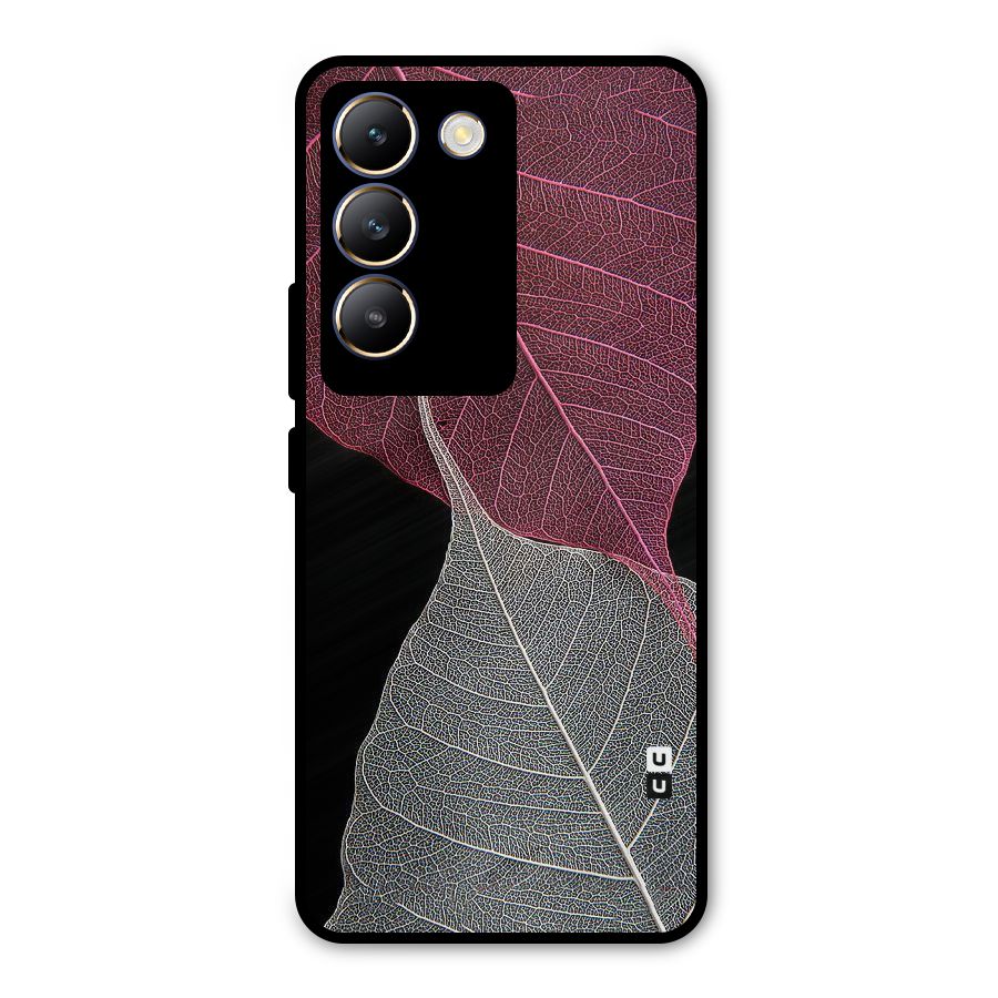 Beauty Leaf Metal Back Case for Vivo Y200e