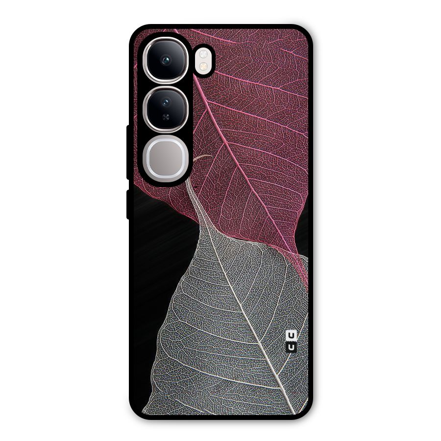 Beauty Leaf Metal Back Case for Vivo Y300