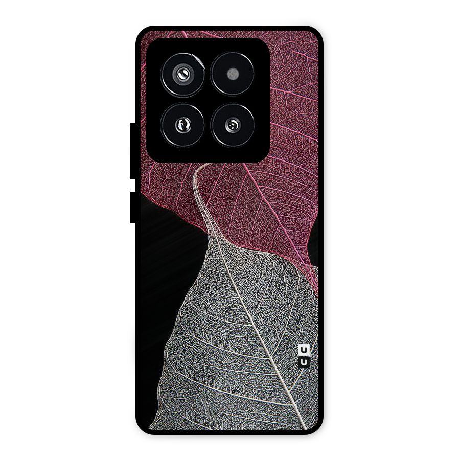 Beauty Leaf Metal Back Case for Xiaomi 14 Pro