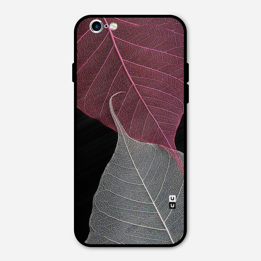 Beauty Leaf Metal Back Case for iPhone 6 6s